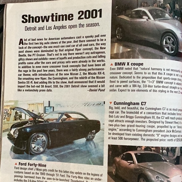 🛺 Car and Driver April 2001 Vol. 46 No.10 auto enthusiast magazine. - Picture 8 of 9